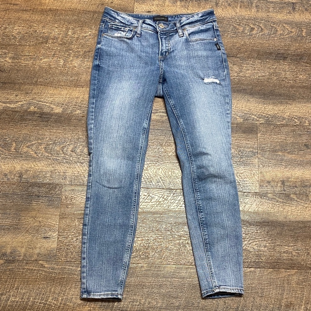 Silver elyse Skinny Jeans